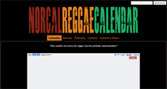 Desktop Screenshot of norcalreggaecalendar.com