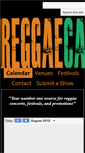 Mobile Screenshot of norcalreggaecalendar.com